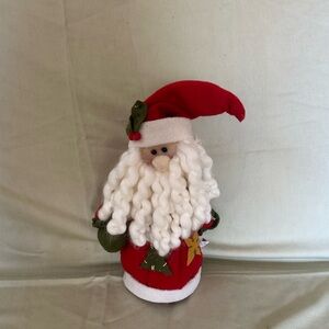 Festive Red and White Santa decor